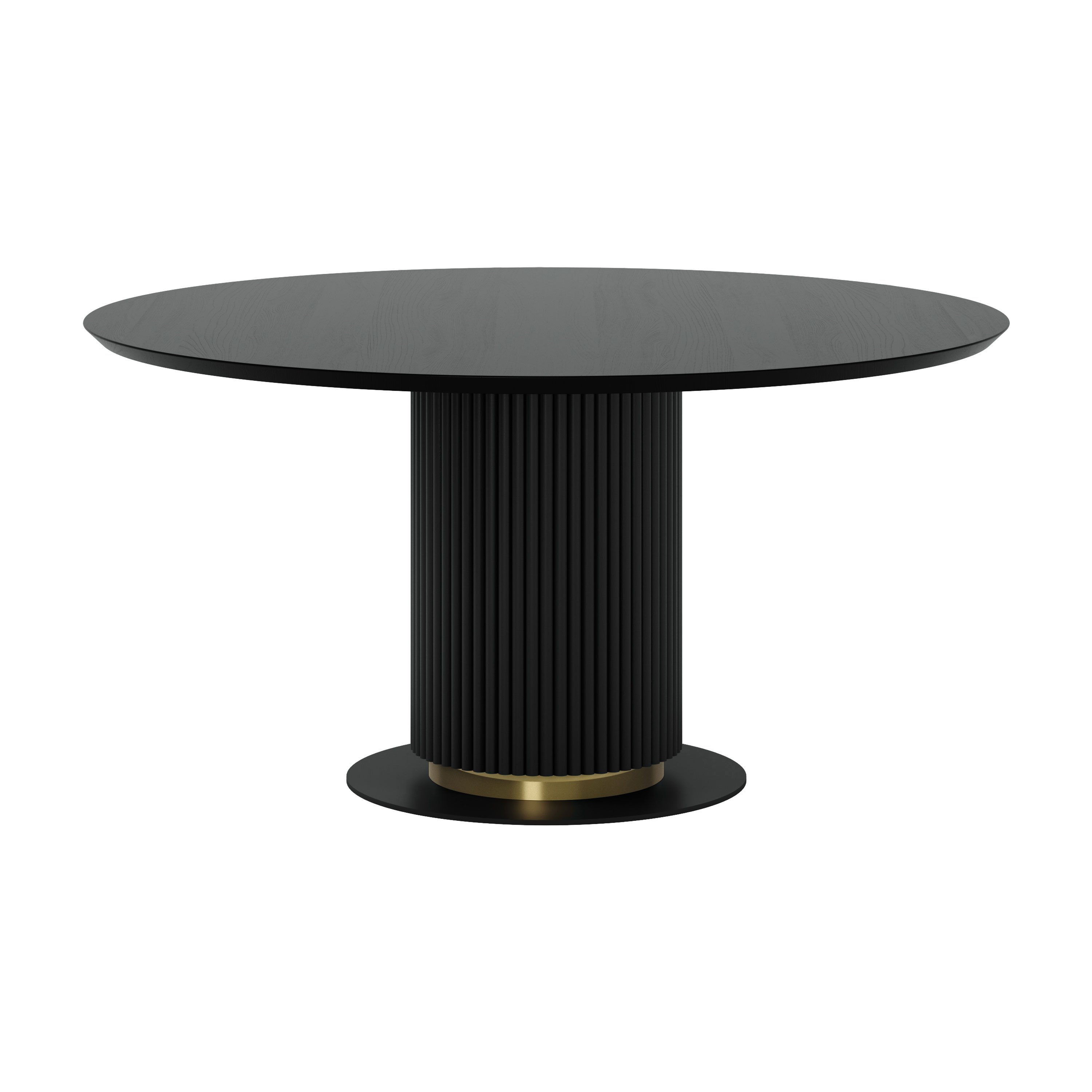 Contera moderne ronde essenhouten tafel