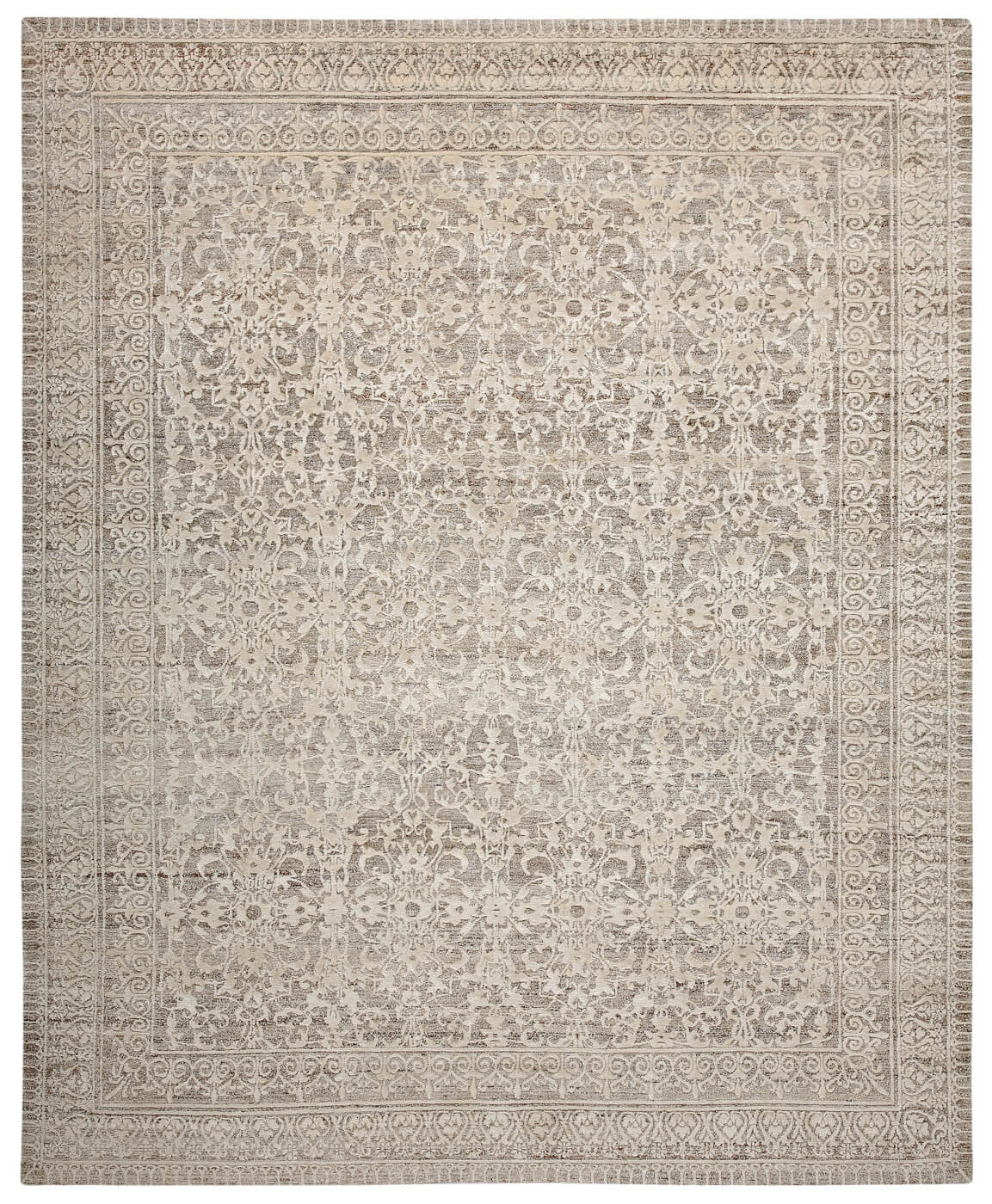 Ferrara grijs 2 tapijt | Maat: 200 × 300 cm