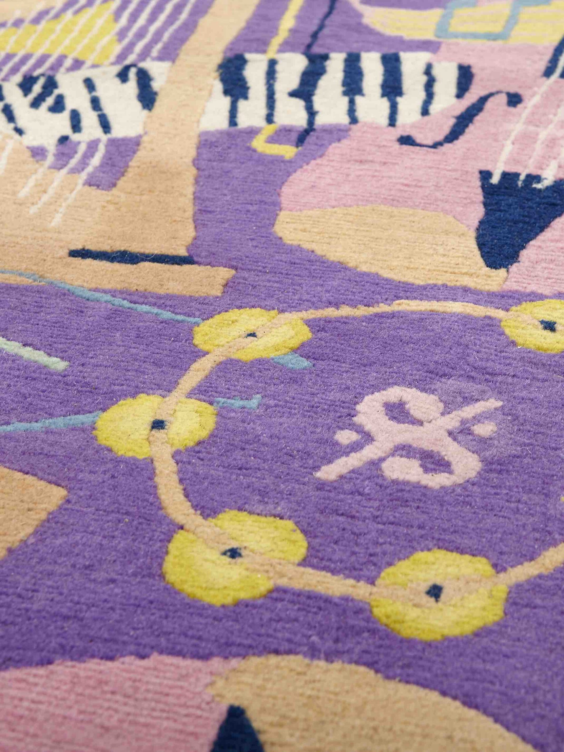 Tapis ovale design tissé main Tacua