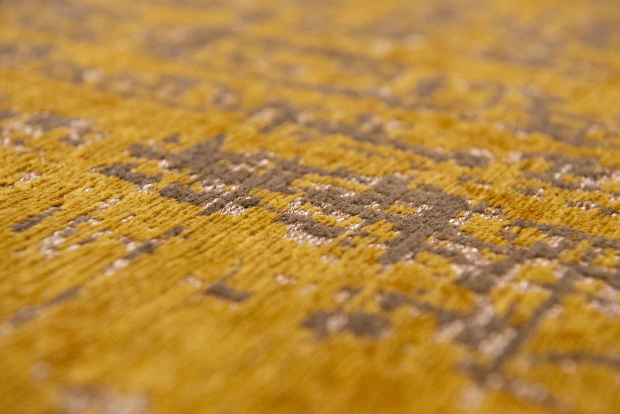 Madagascar Gold rond vloerkleed