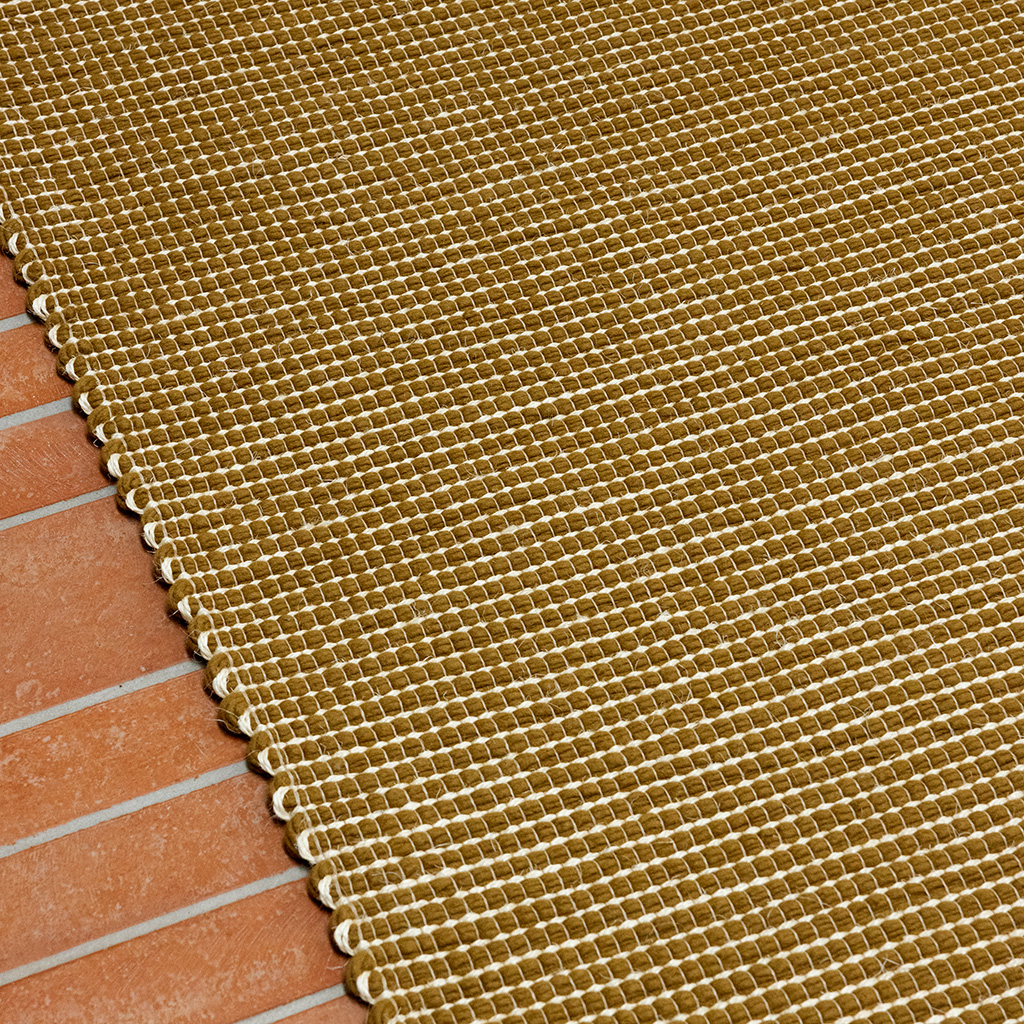 Tapis Frame moutarde | Taille: 170 × 240 cm