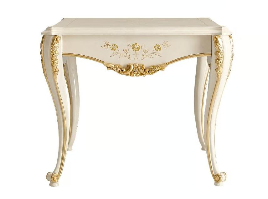 Ivoor/gouden Italiaanse bijzettafel