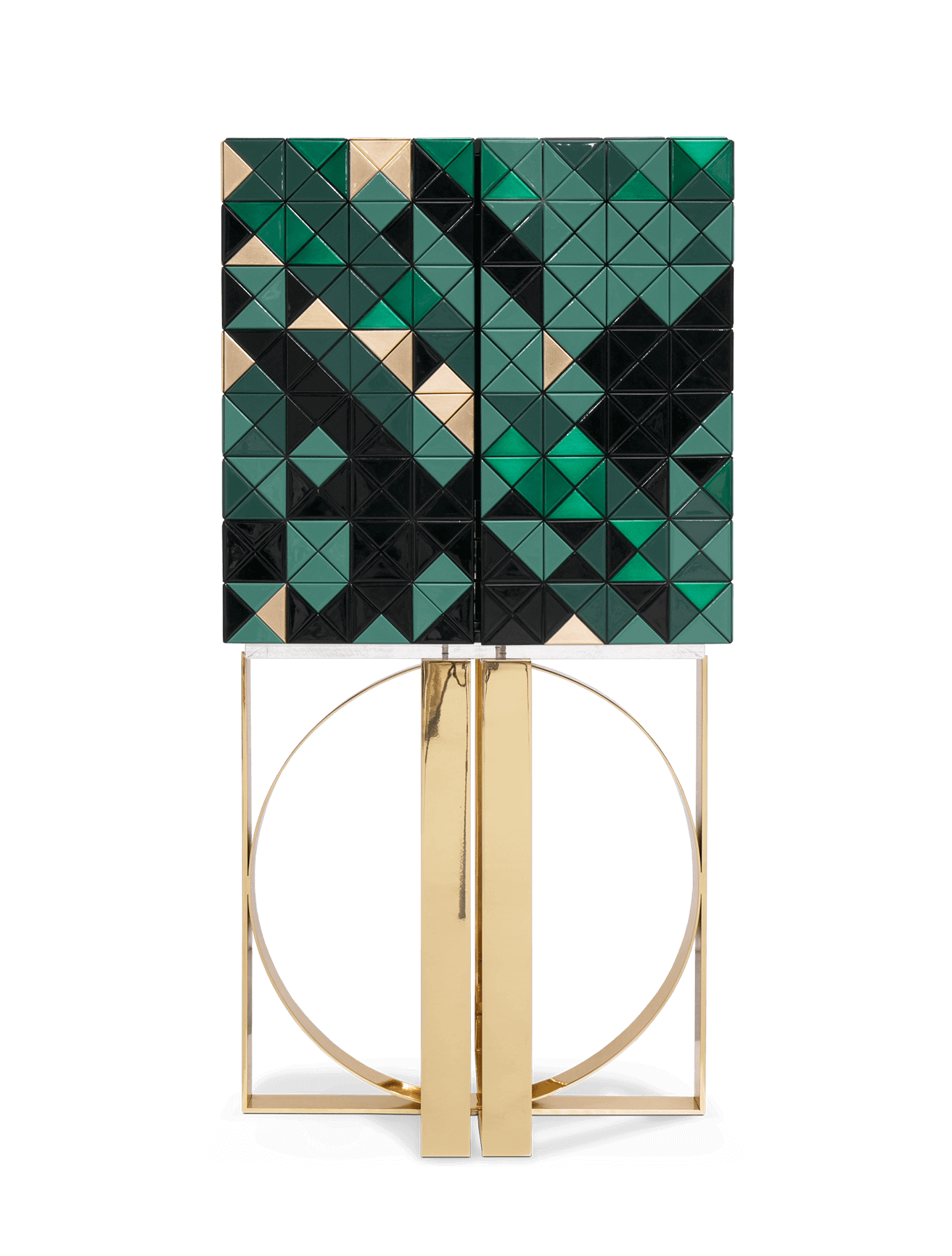 Mosaic groene kast