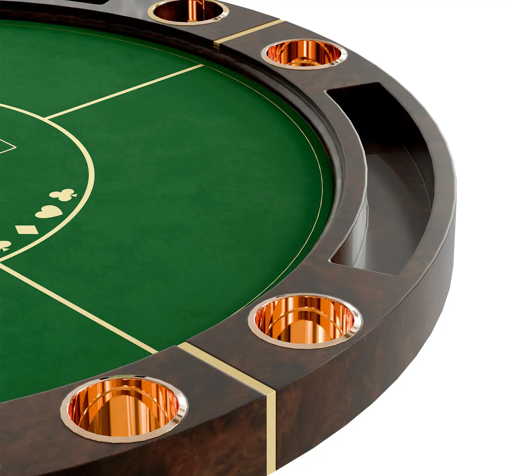 Table de poker Regal grise