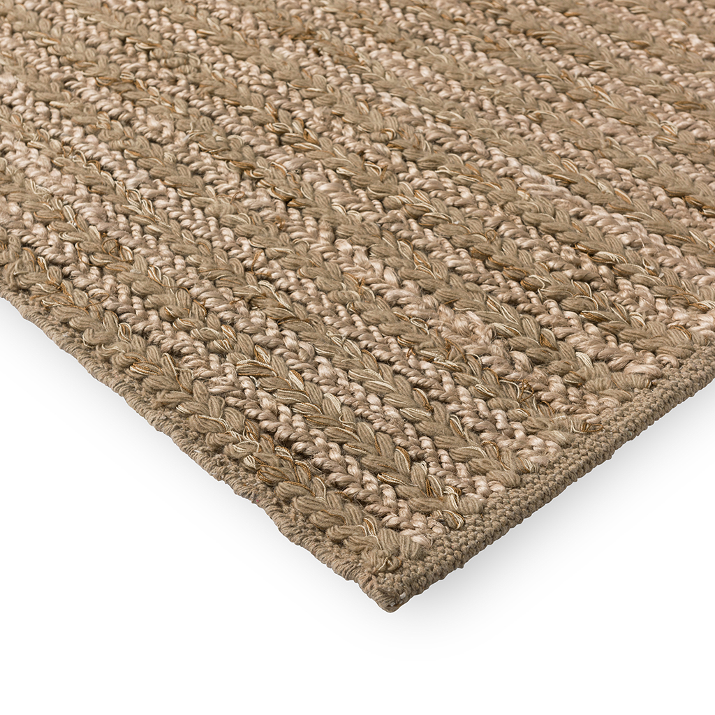 Craft Plait naturel vloerkleed | Maat: 200 × 280 cm