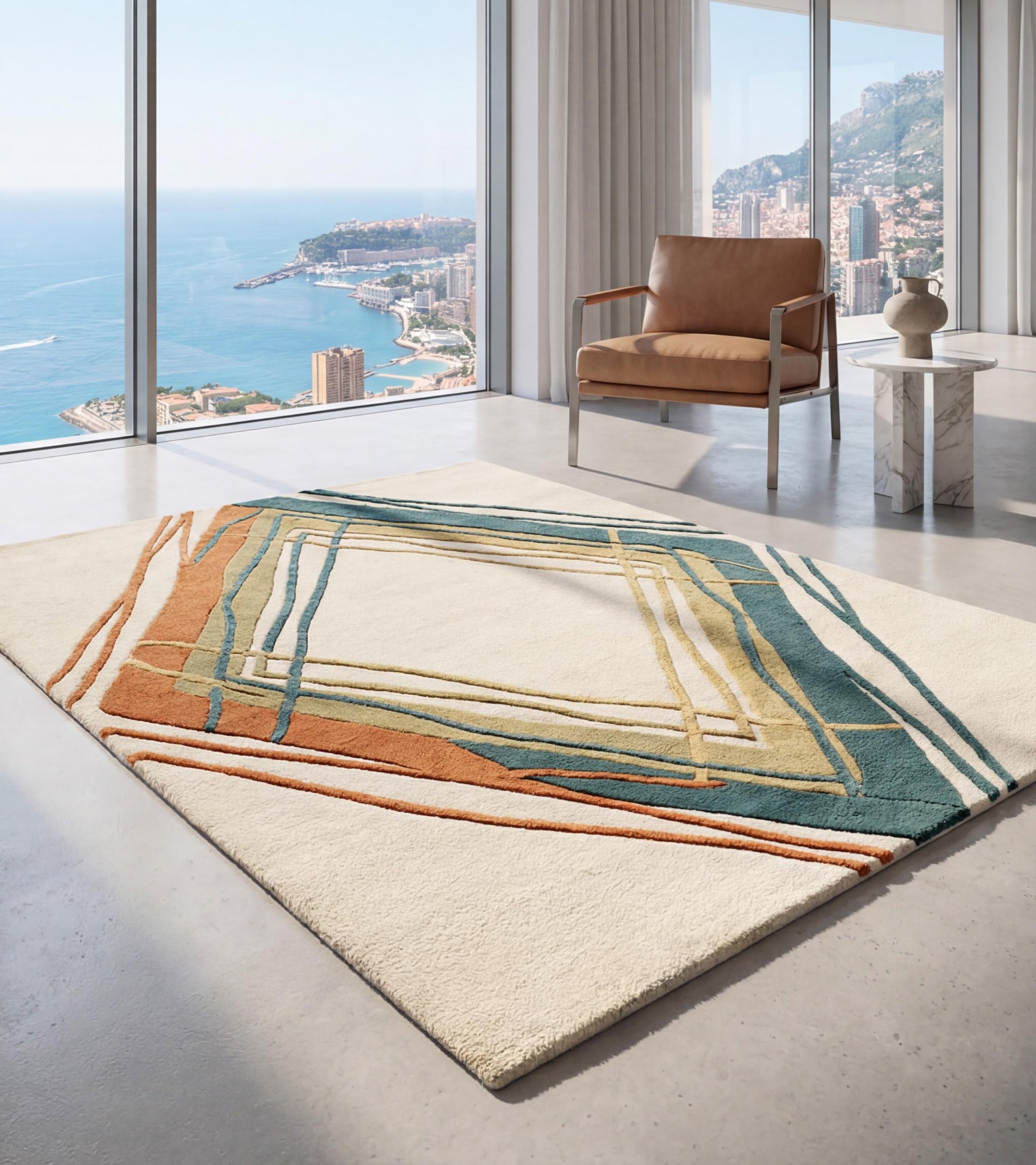 Diamond Frame vloerkleed