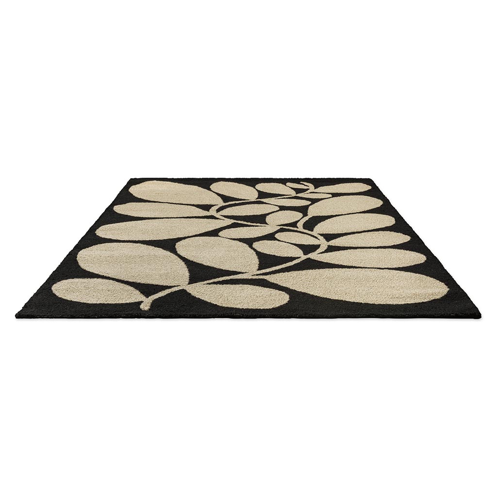 Sycamore zwart outdoor vloerkleed | Maat: 140 × 200 cm