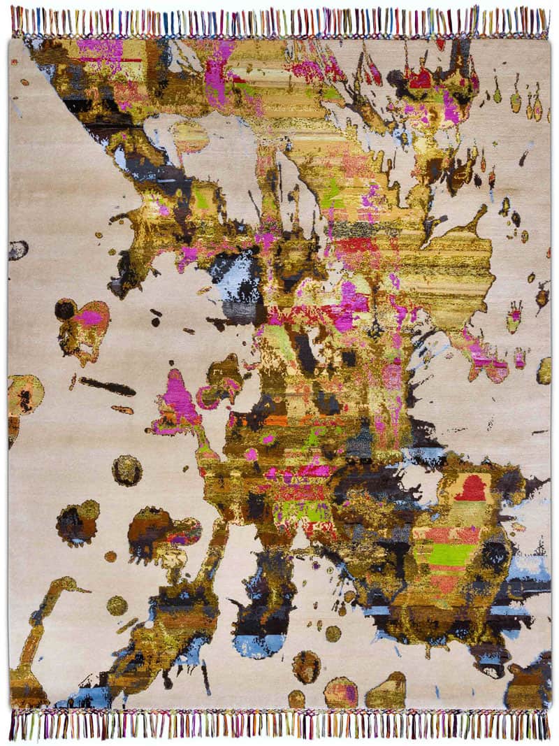 Tapis de luxe fait main Eco | Taille: 365 × 457 cm