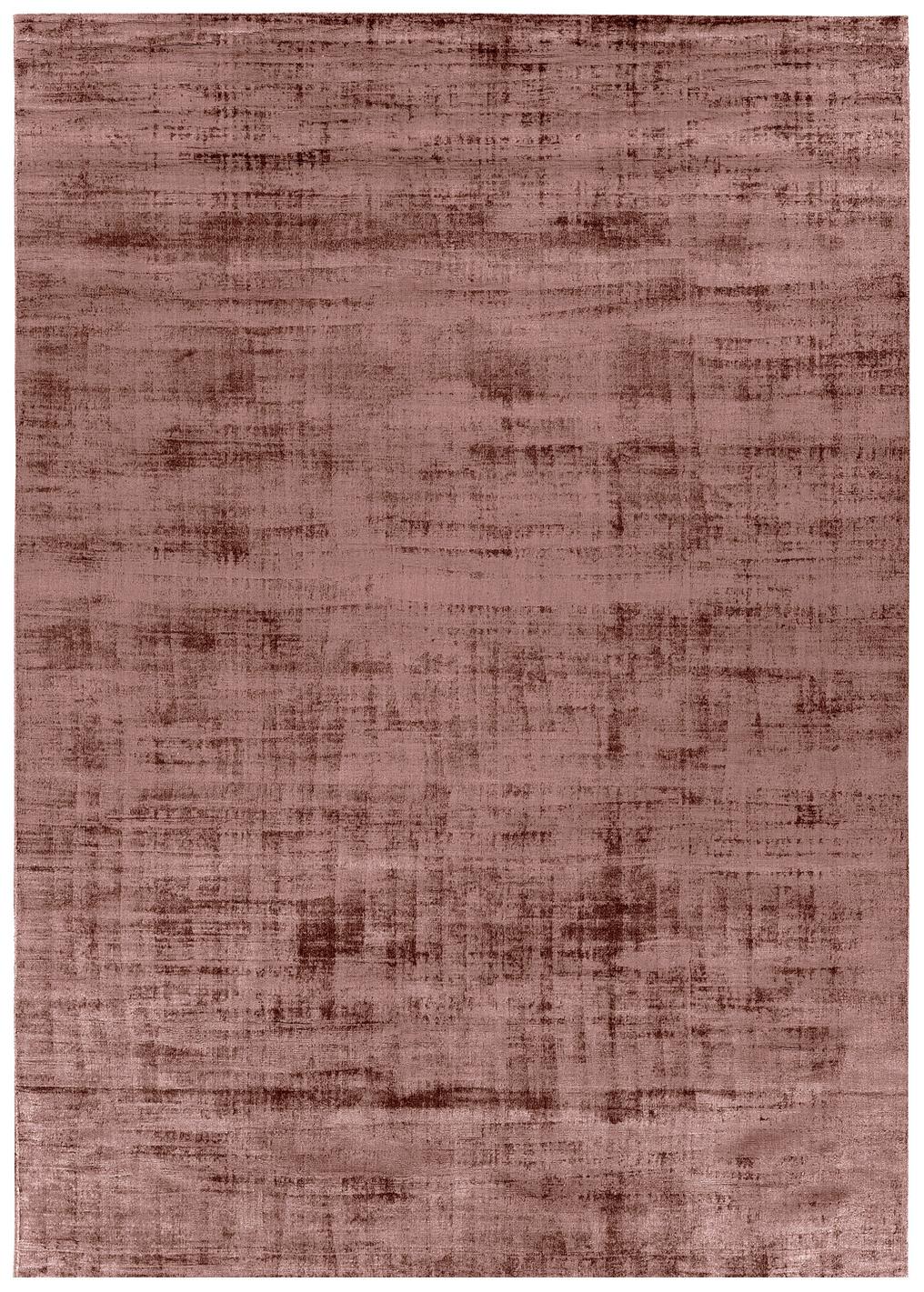 Tapis en soie de banane terracotta | Taille: 300 × 400 cm