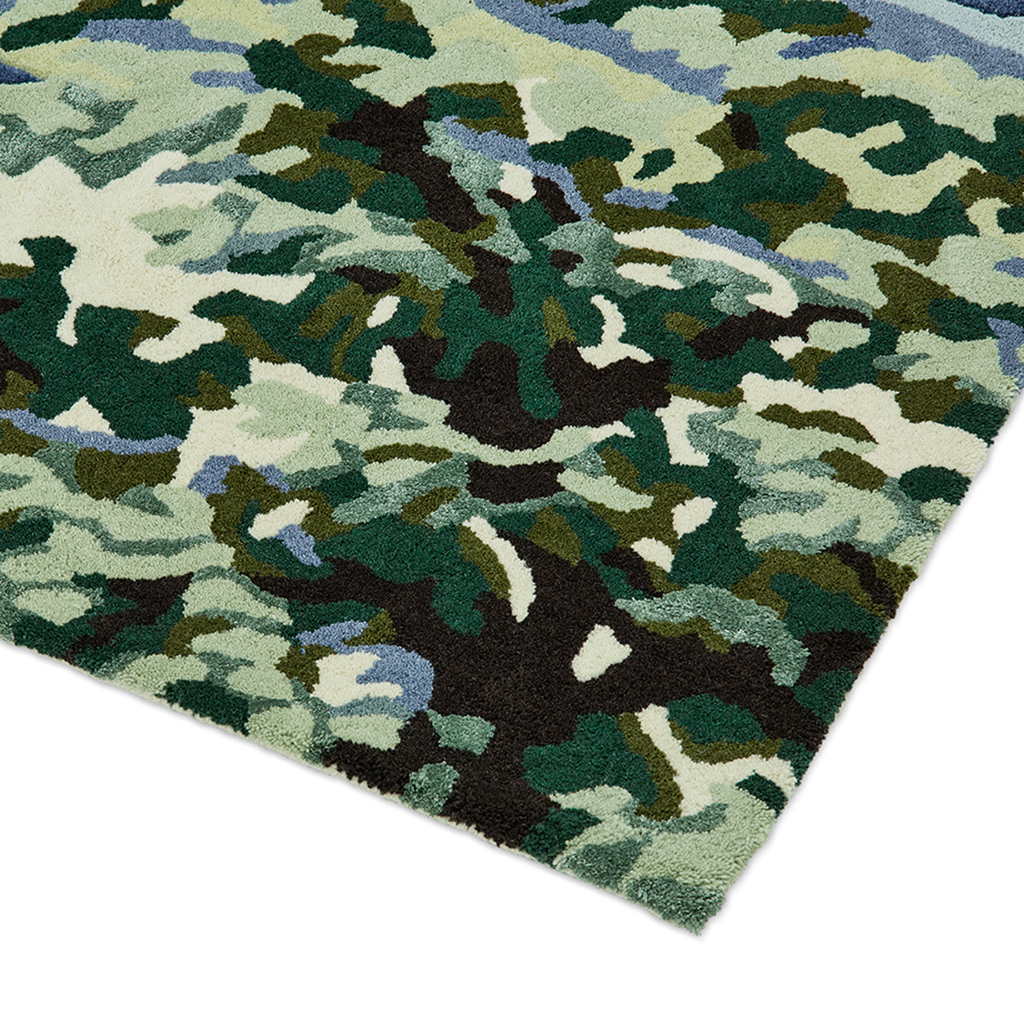 Ancient Canopy bosgroen vloerkleed | Maat: 200 × 280 cm