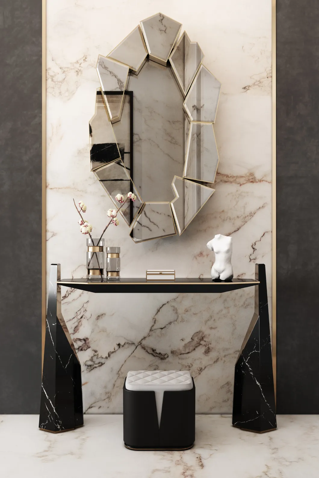 Miroir mural Shatter