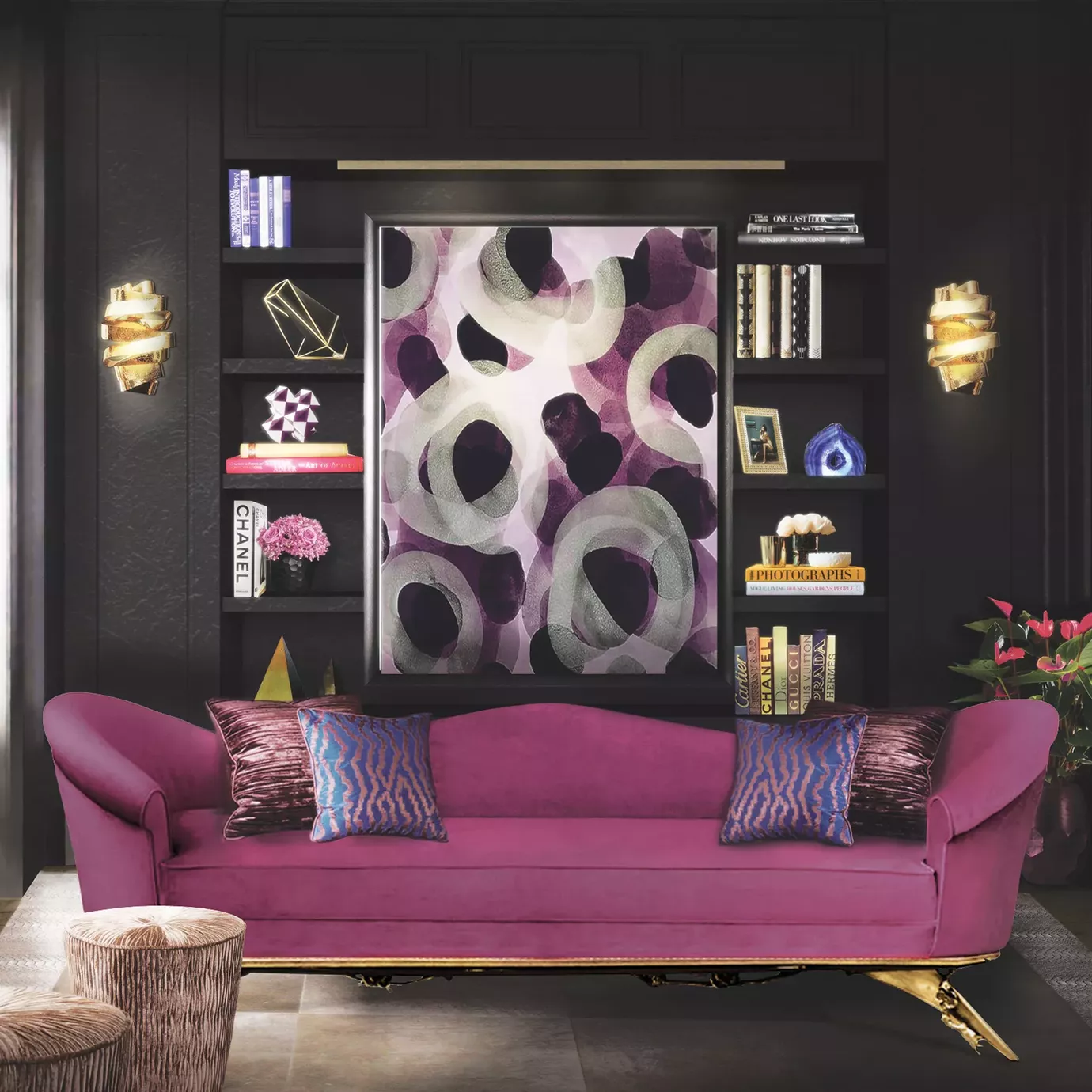 Chloé wandlamp