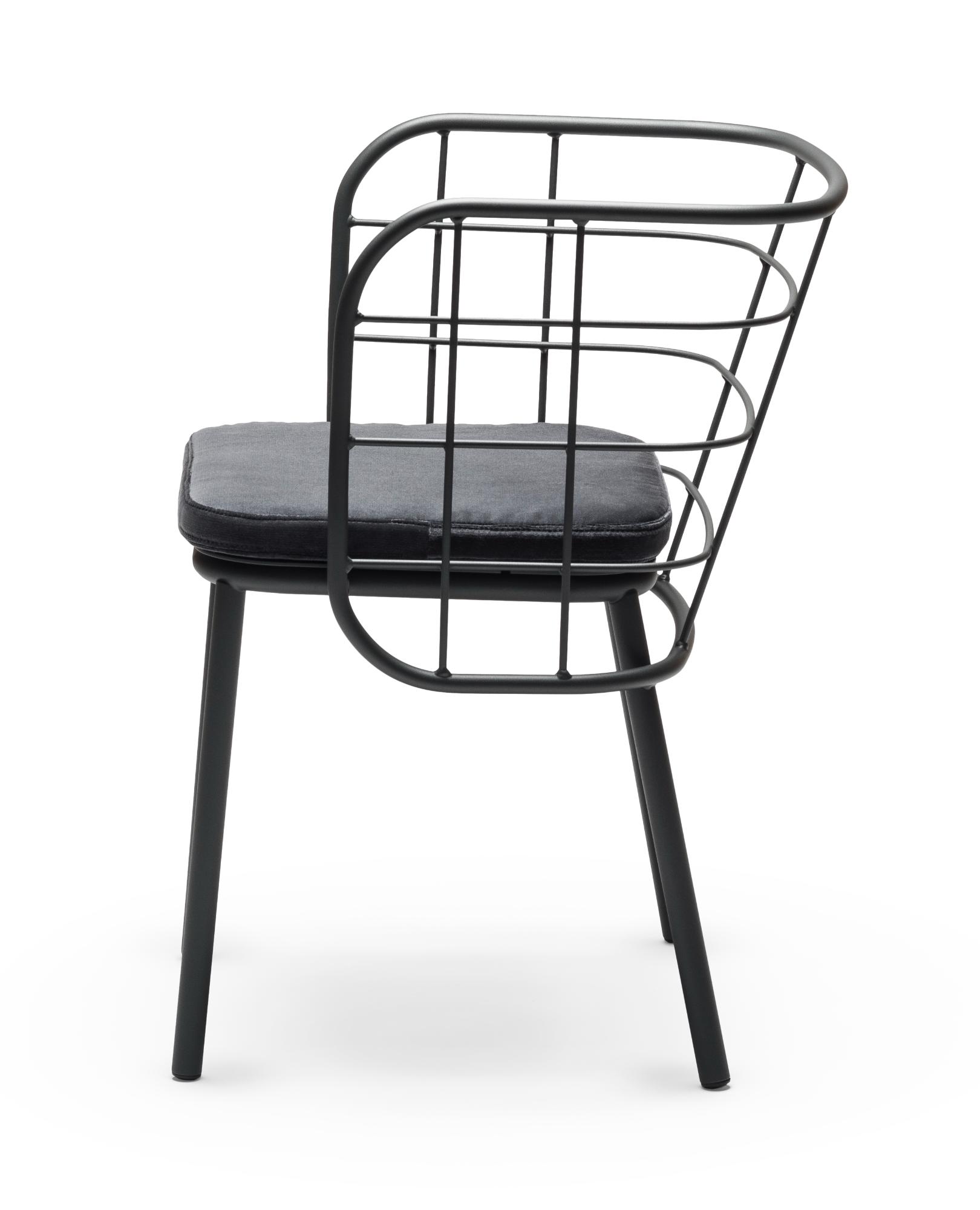 Jujube zwarte tuinstoel