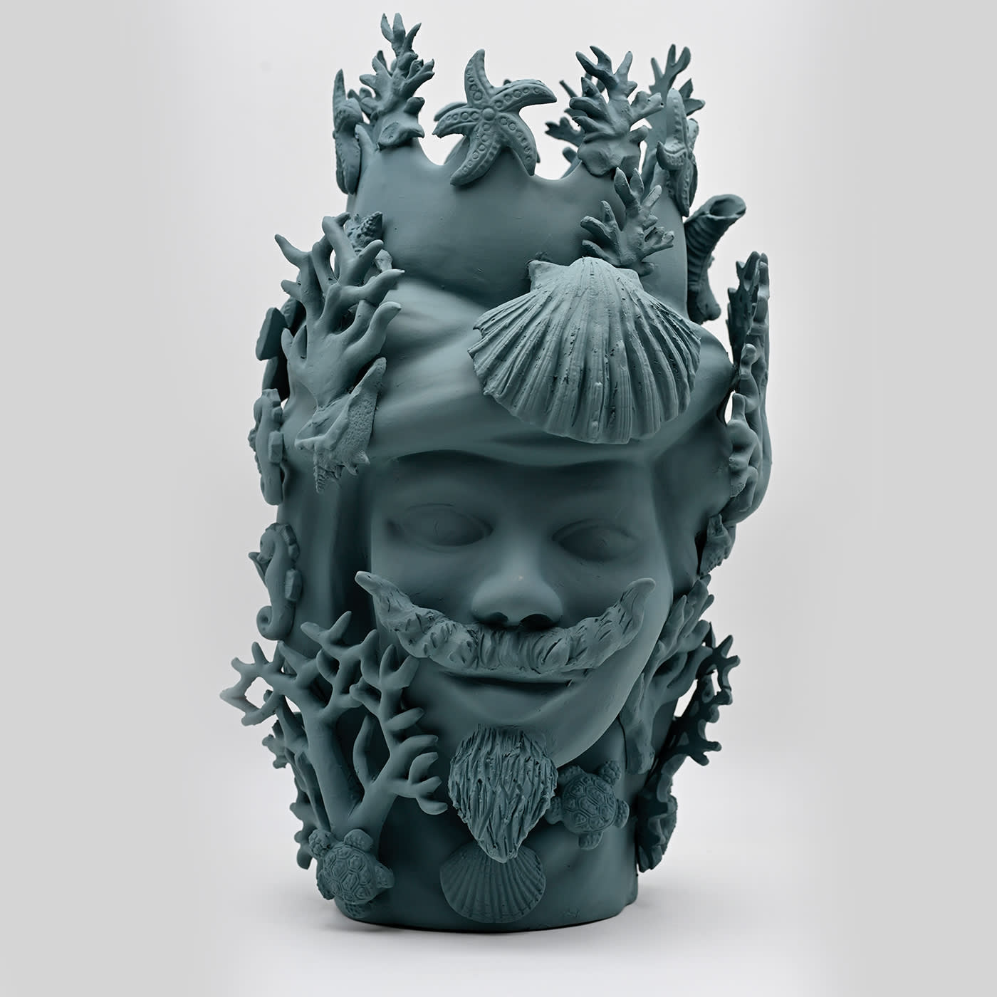 Moorkop sculptuur