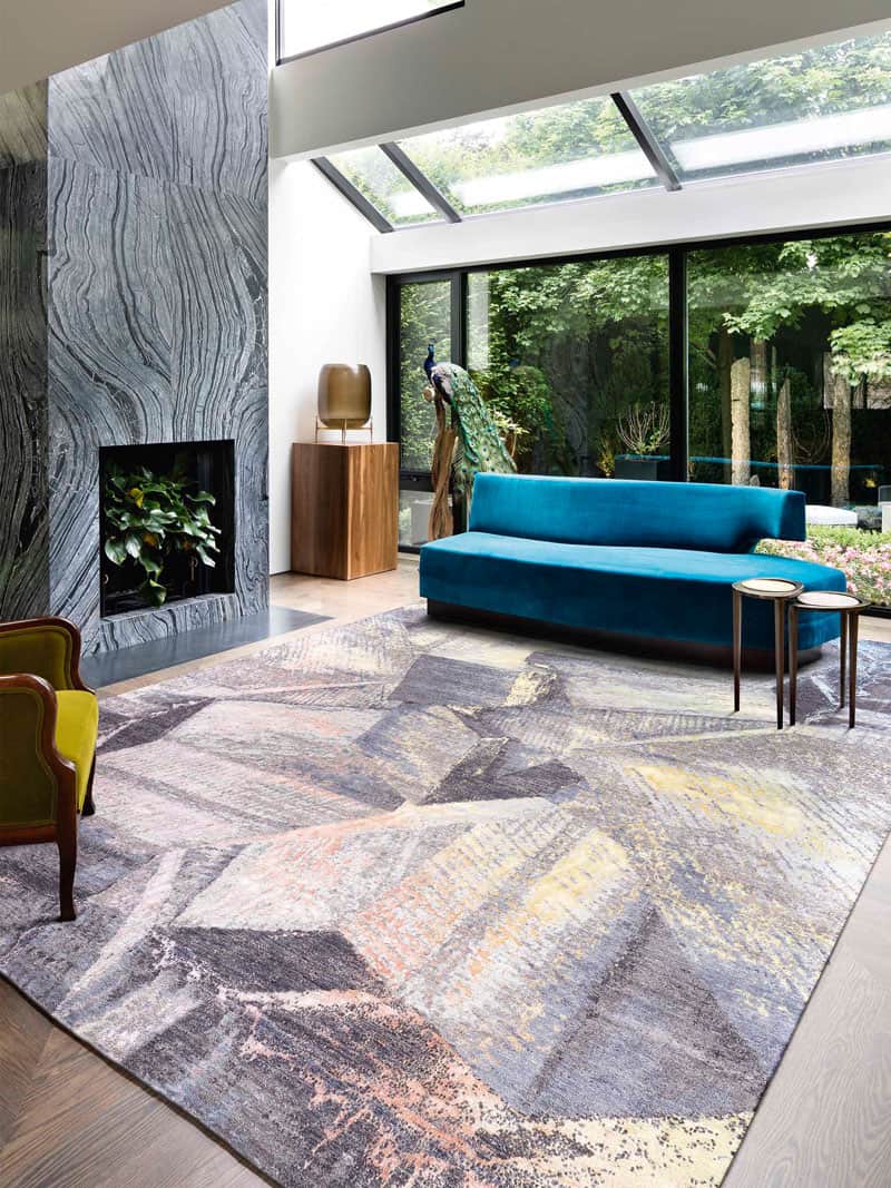 Butterfly handgeweven tapijt | Maat: 183 × 274 cm