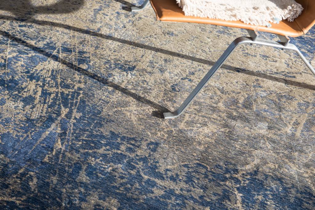 Abyss Blue vloerkleed | Maat: 240 × 340 cm