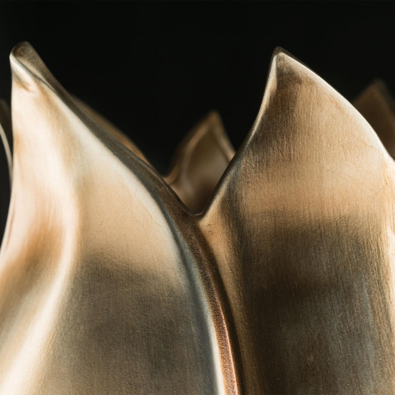Vase Tulip en laiton