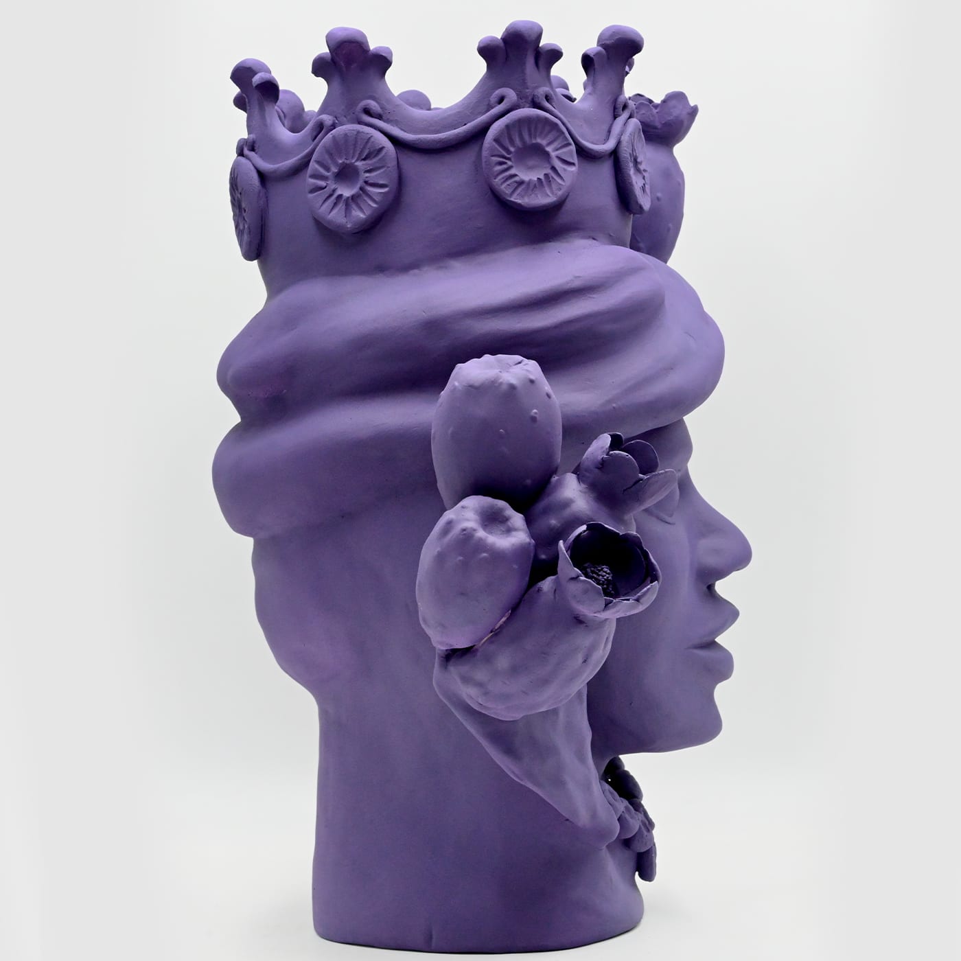 Sculpture violette Moorkop