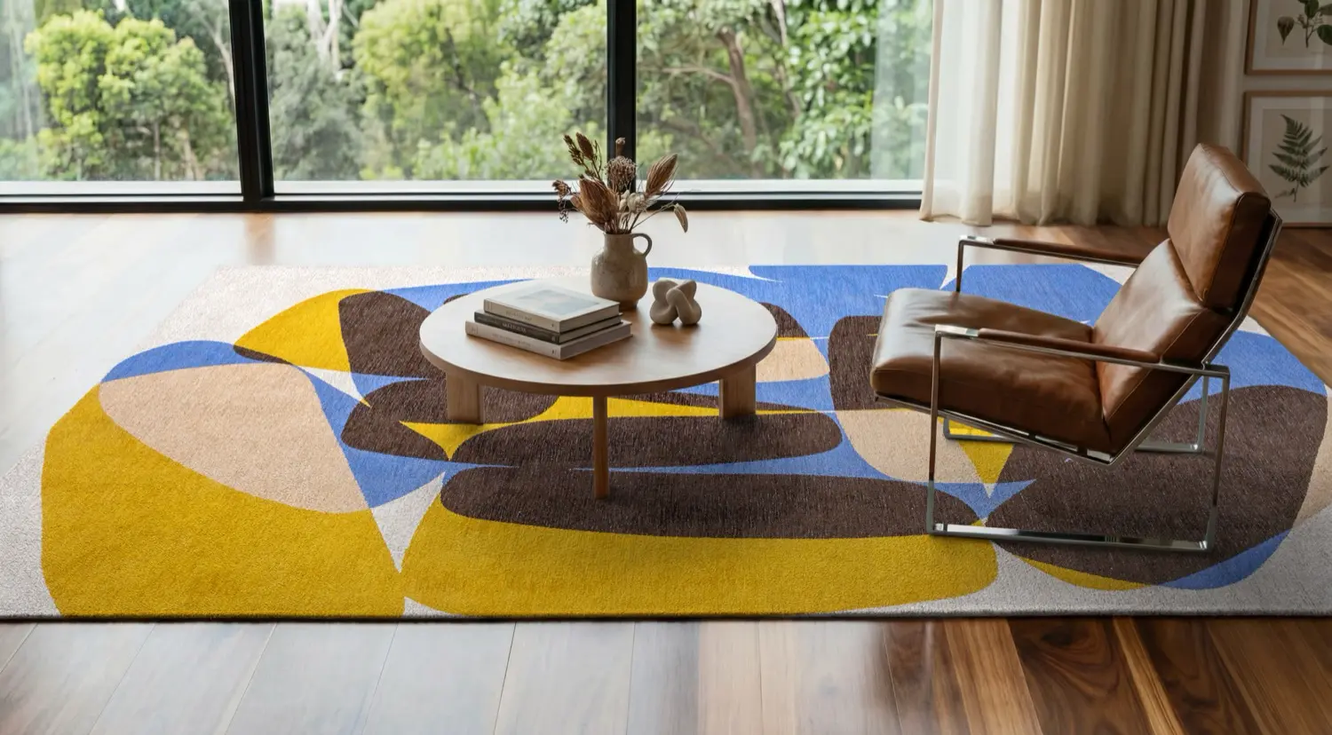 Tapis Stones Sunny Blue