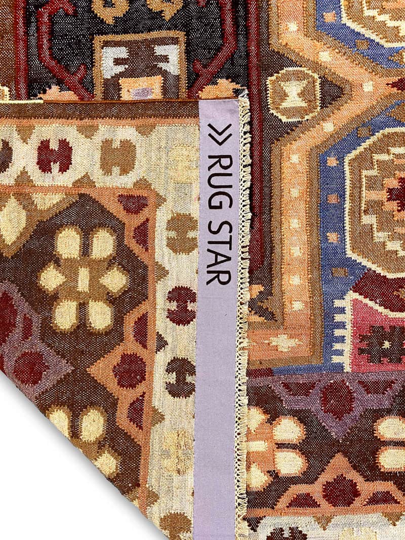 Flatweave handgemaakt luxe tapijt | Maat: 140 × 210 cm