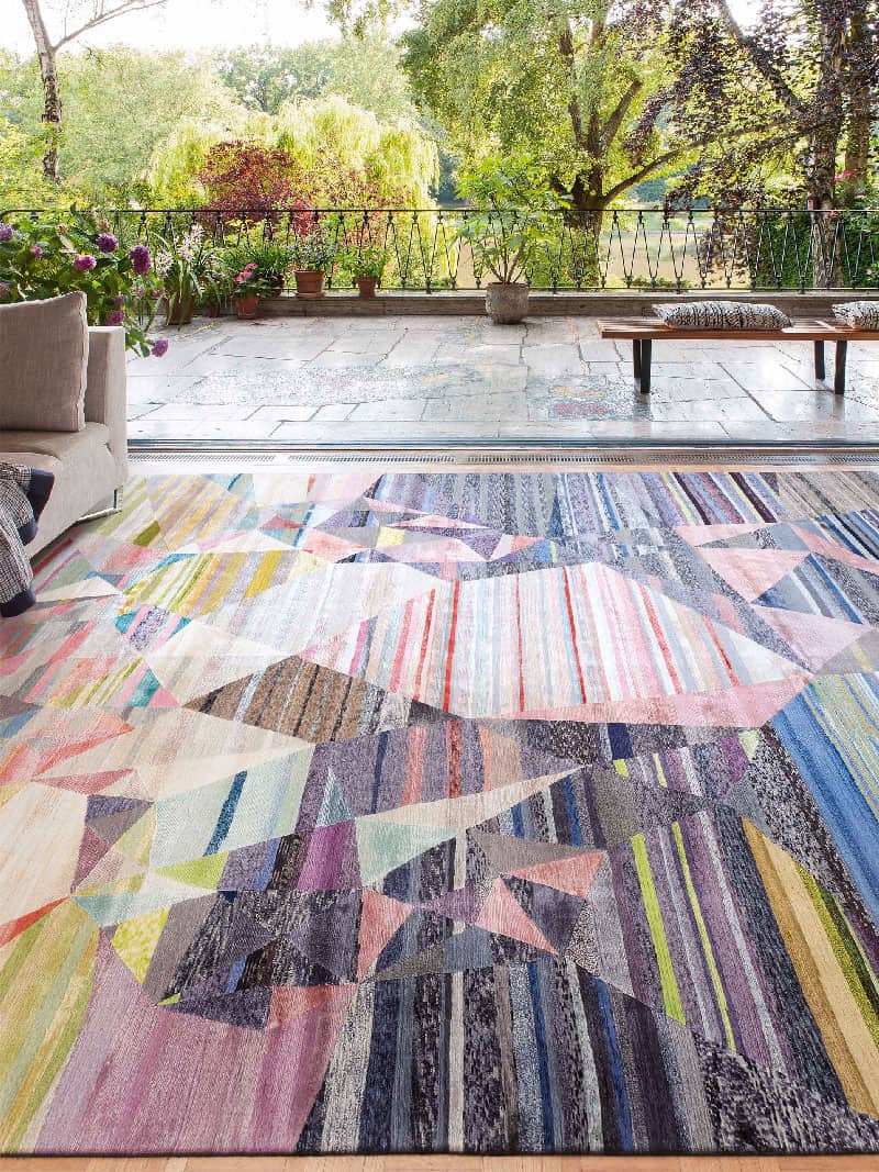 Tapis de luxe noué à la main Heart