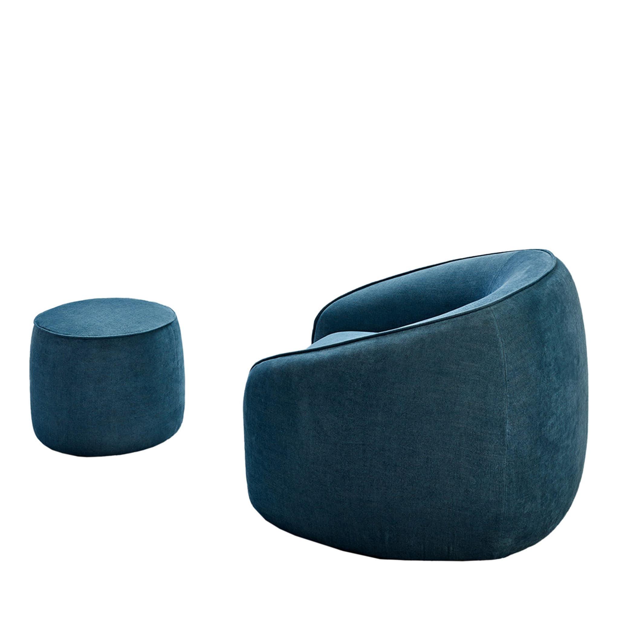 Baloo marine blauwe fauteuil
