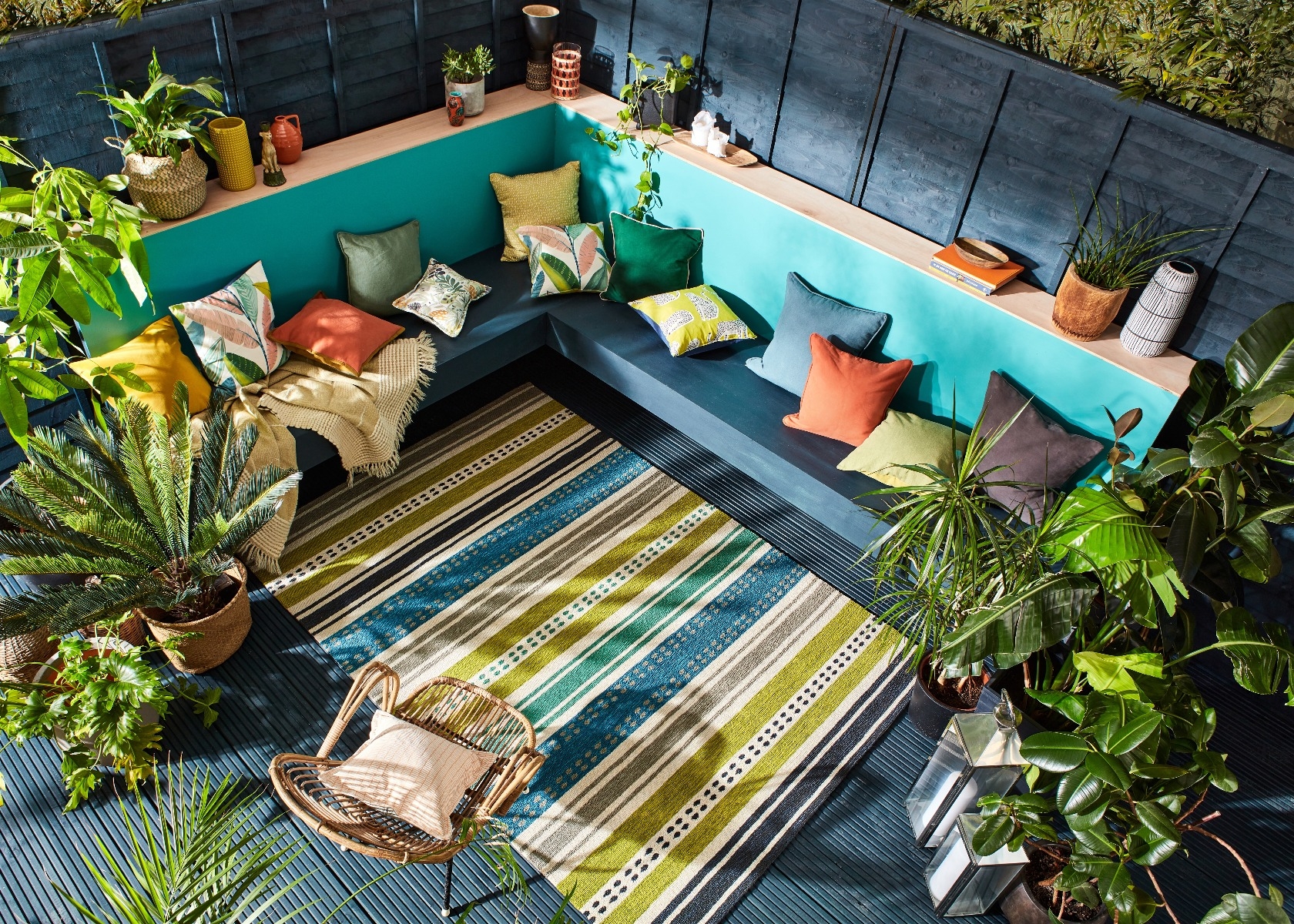 Tapis d’extérieur Rivi kiwi | Taille: 250 × 350 cm