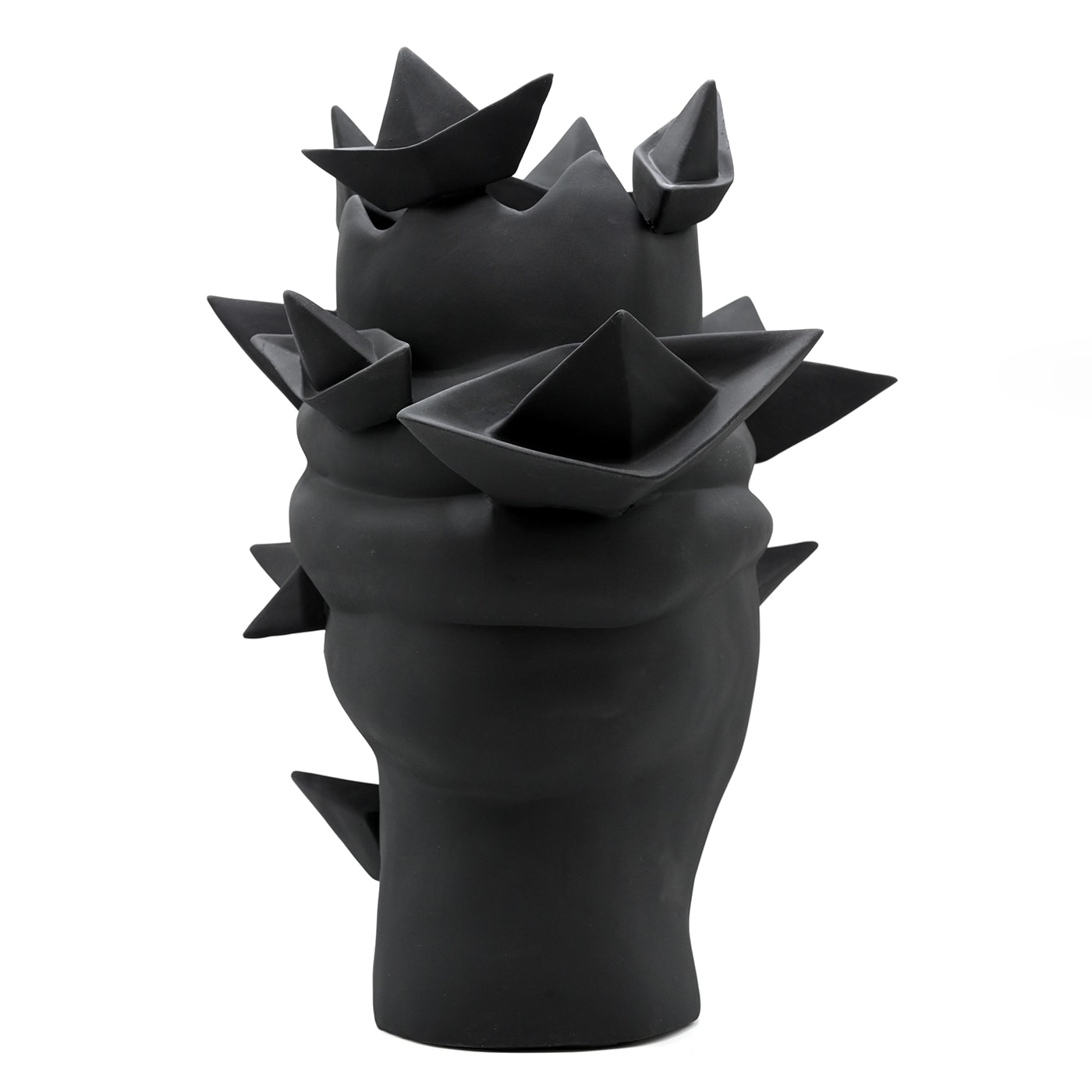 Sculpture gris foncé Moorkop