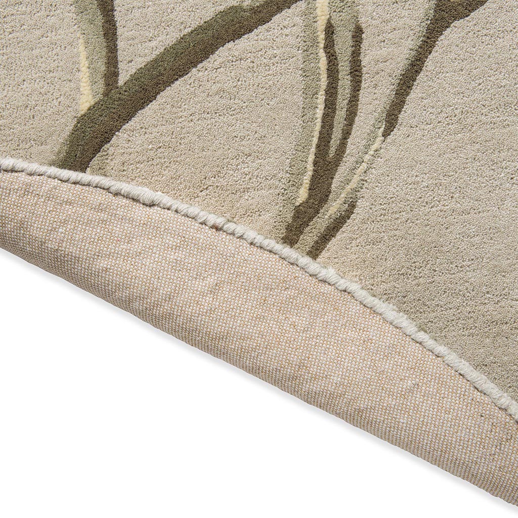 Tapis rond Gosford naturel/vert sauge