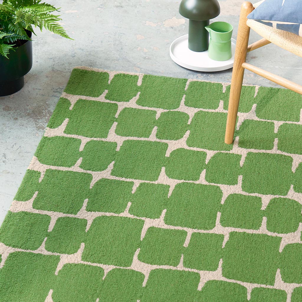 Little Lohko jeneverbes tapijt | Maat: 250 × 350 cm