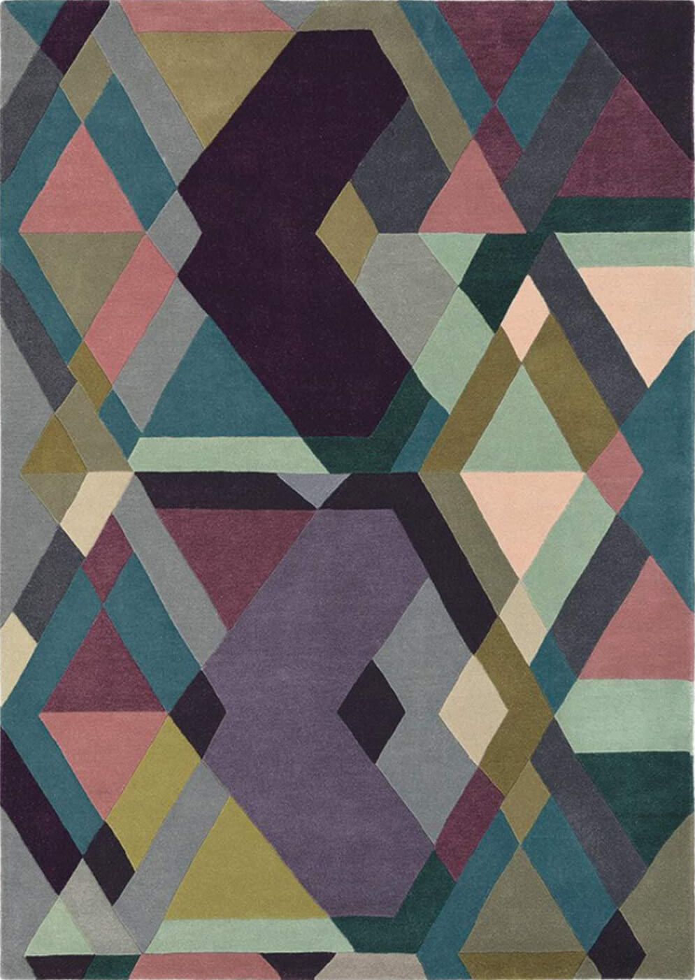 Mosaic lichtpaars tapijt | Maat: 170 × 240 cm