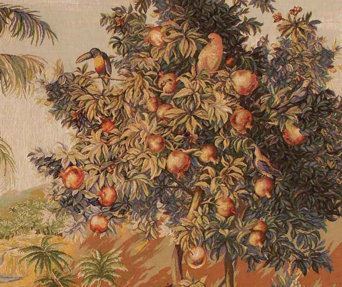 De oase horizontaal wandtapijt | Maat: 110 × 150 cm De oase horizontaal wandtapijt | Maat: 110 × 150 cm