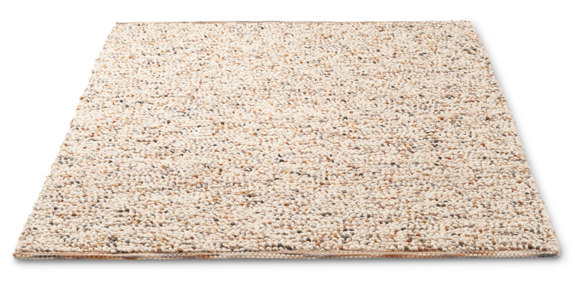 Pebble naturel zand vloerkleed | Maat: 140 × 200 cm