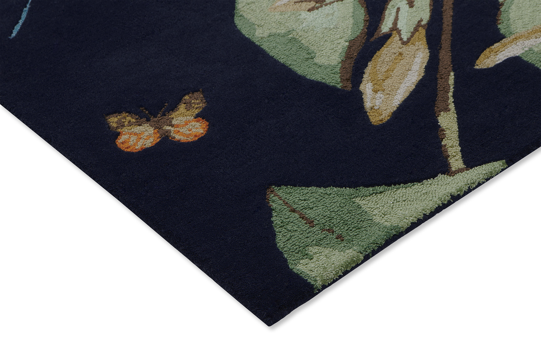 Tapis Hummingbird bleu marine | Taille: 170 × 240 cm