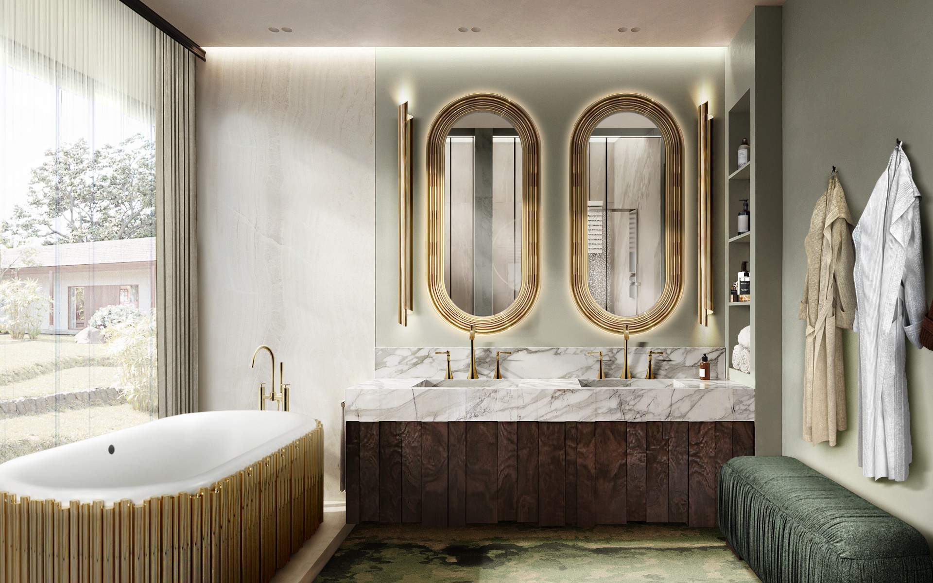 Meuble de salle de bain Geoglyph