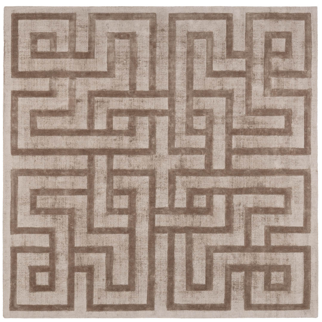 Labyrinth Mink vloerkleed