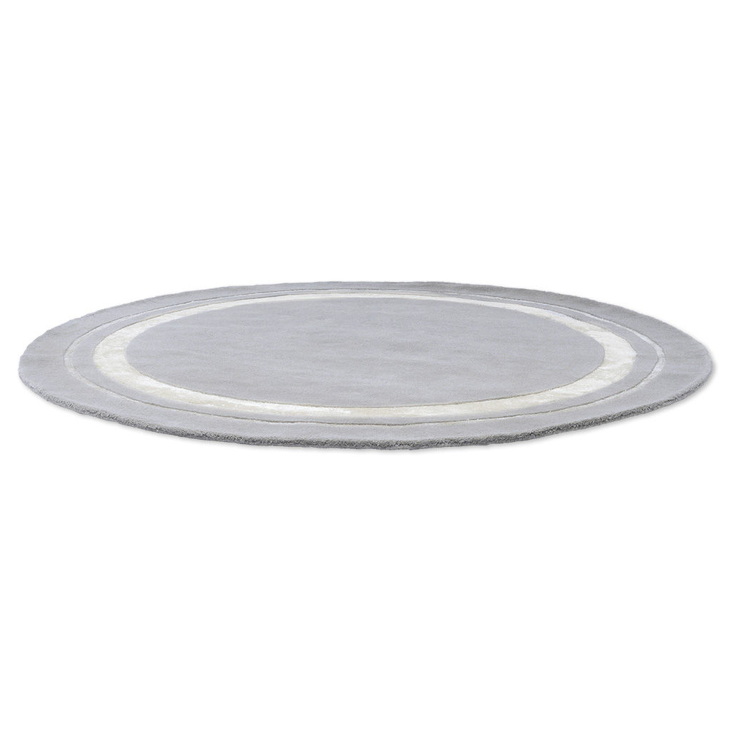 Redbrook zilver rond vloerkleed | Maat: Ø 150 cm