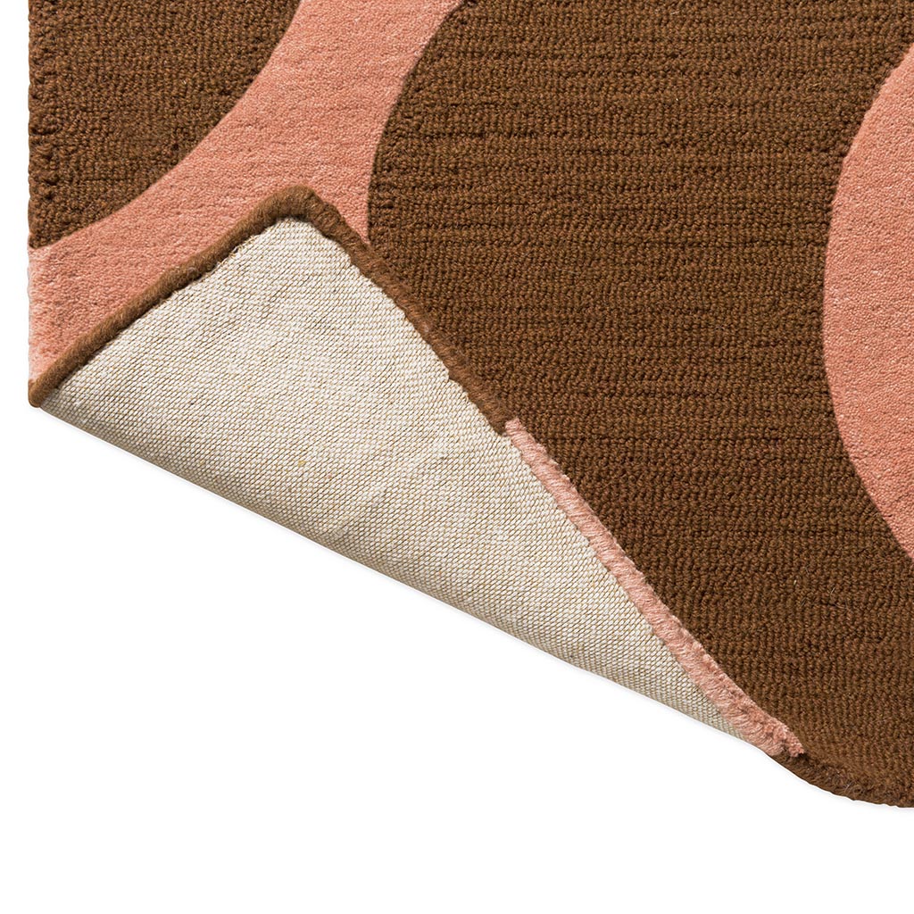 Prism Flower roze terracotta luxe vloerkleed