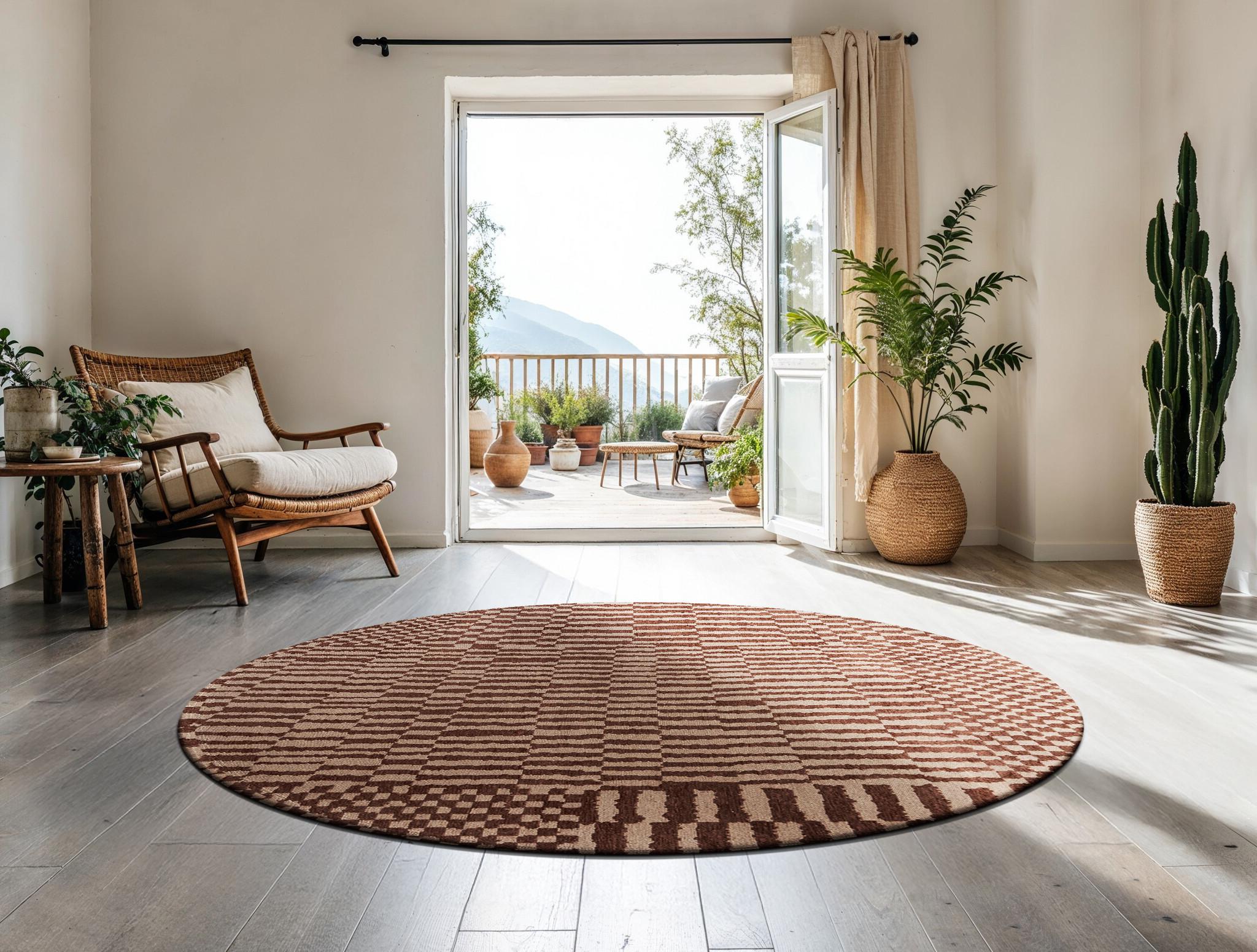 Caidal rond vloerkleed