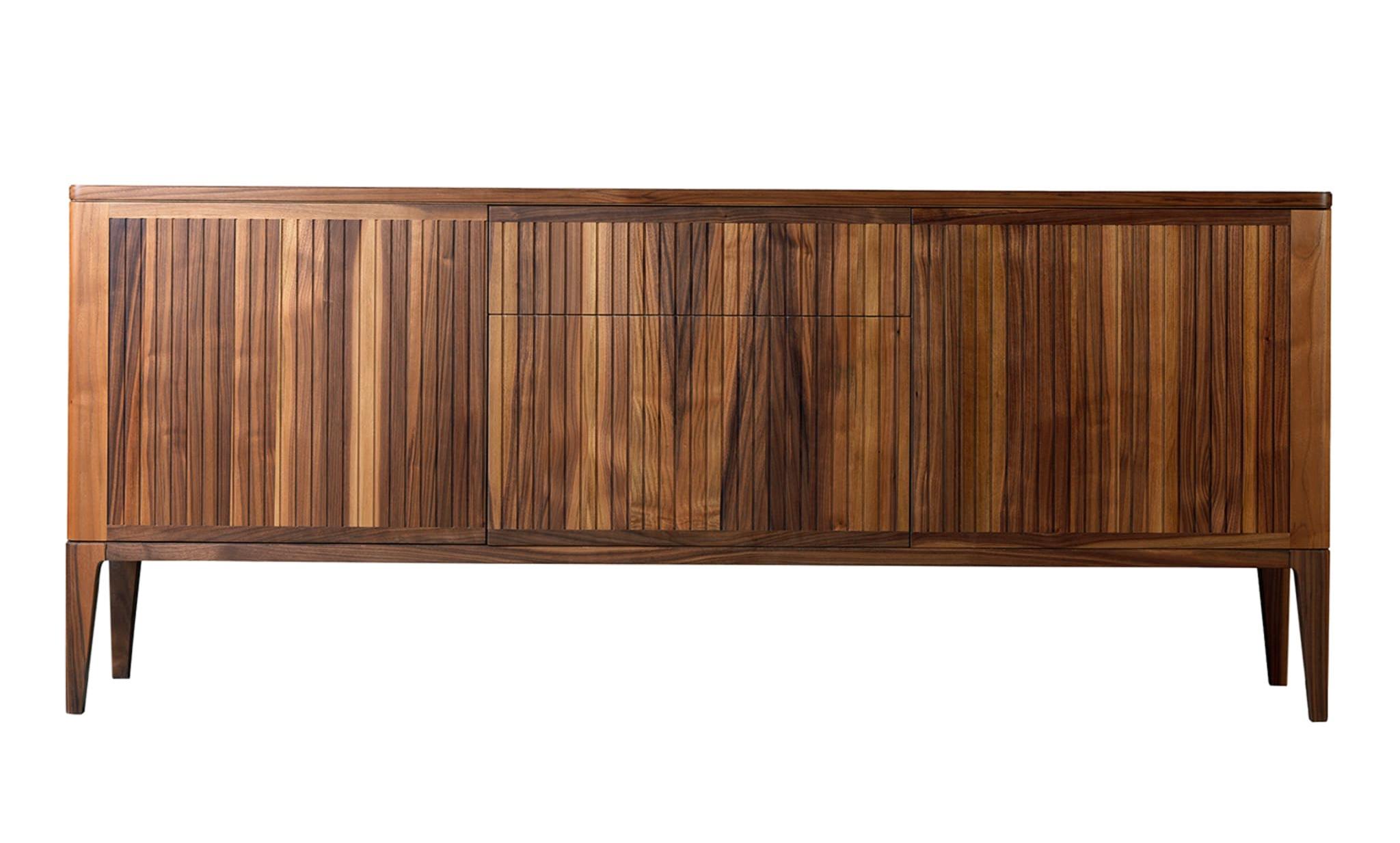 Eleva 3-deurs bruin dressoir