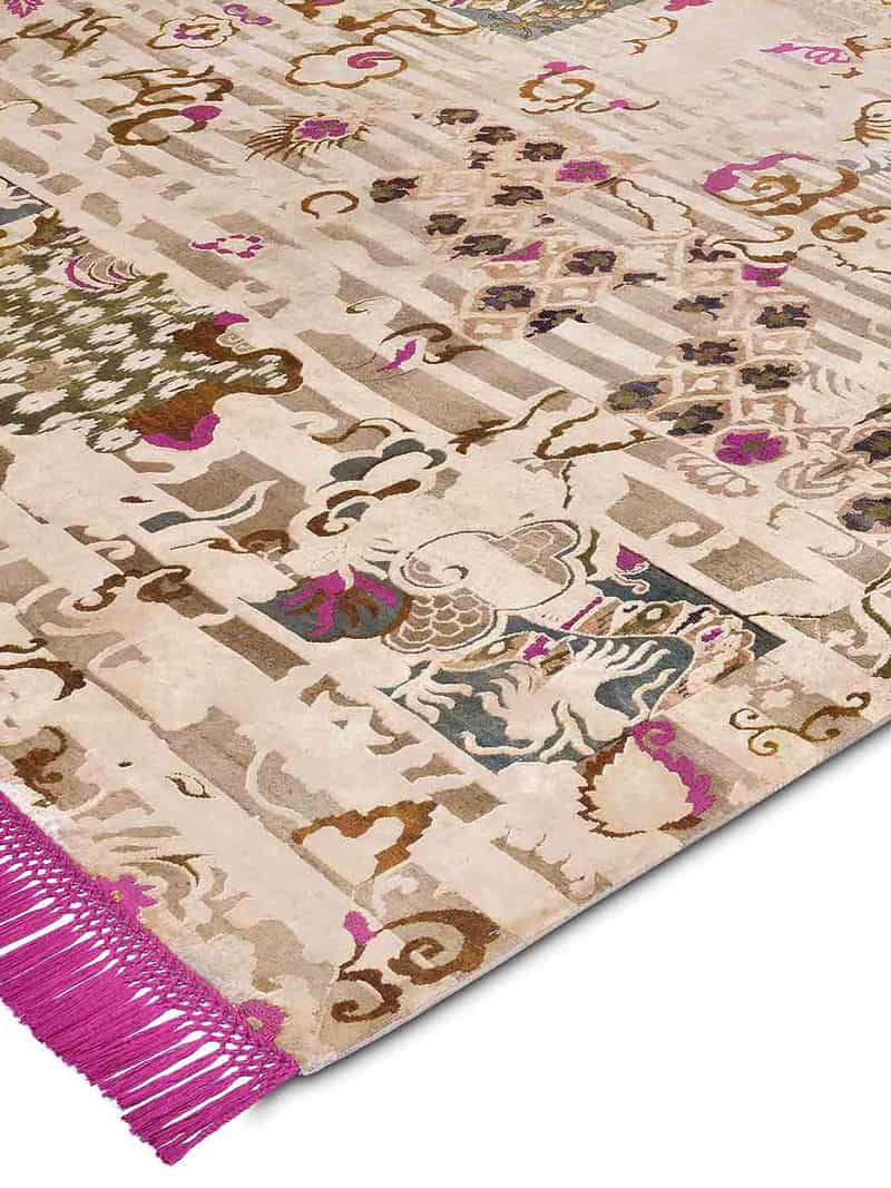 Tapis de luxe noué à la main Dragon