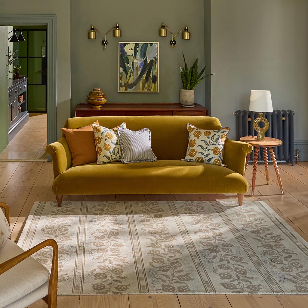Anaar Flax luxe vloerkleed | Maat: 250 × 350 cm