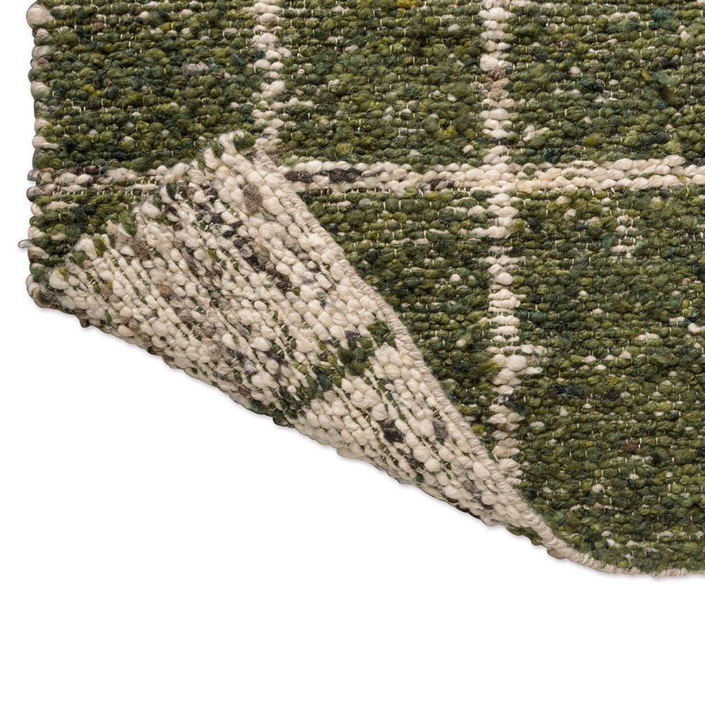Craft Jack jagergroen ambachtelijk vloerkleed | Maat: 200 × 280 cm
