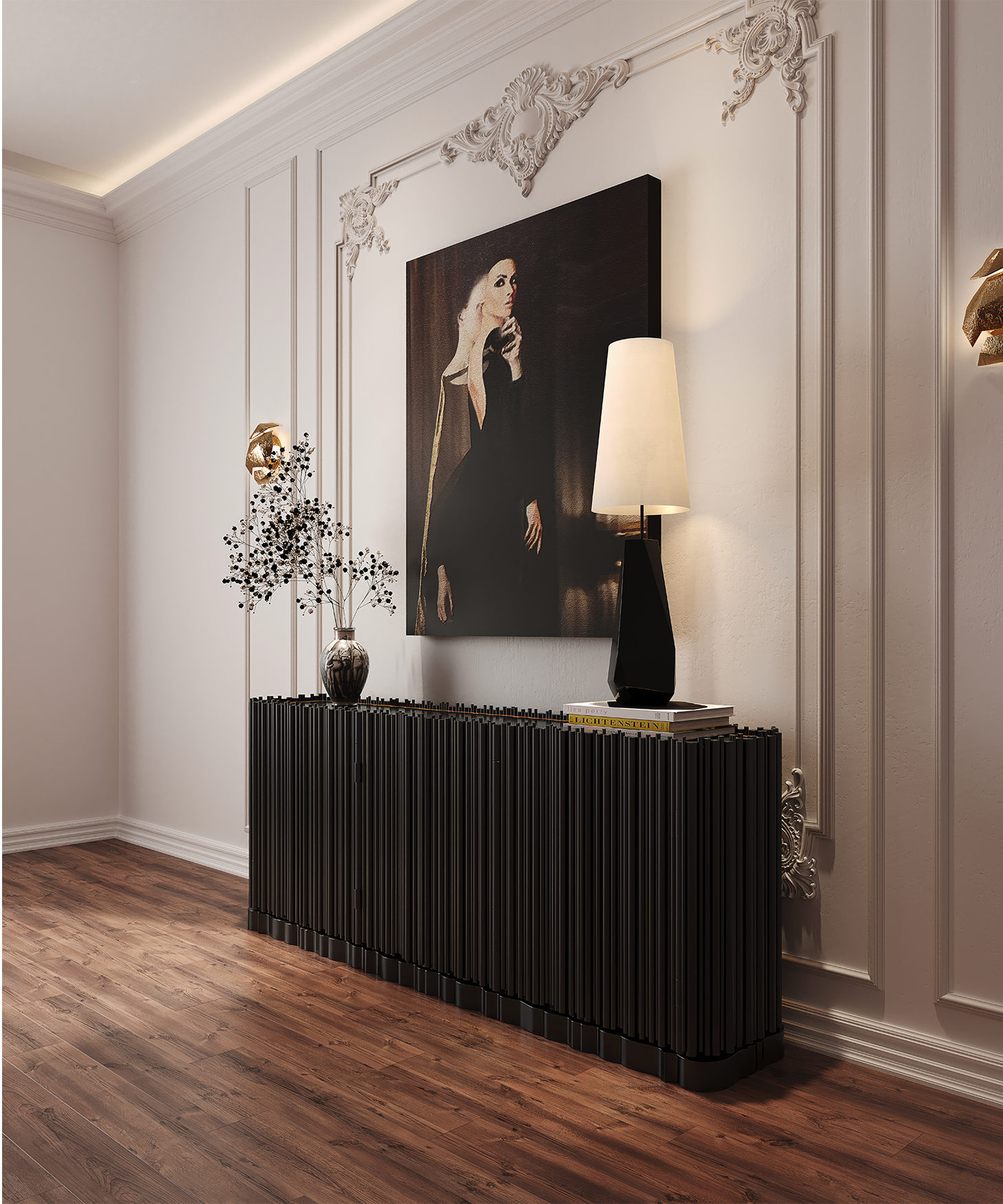 Harmony zwart premium dressoir