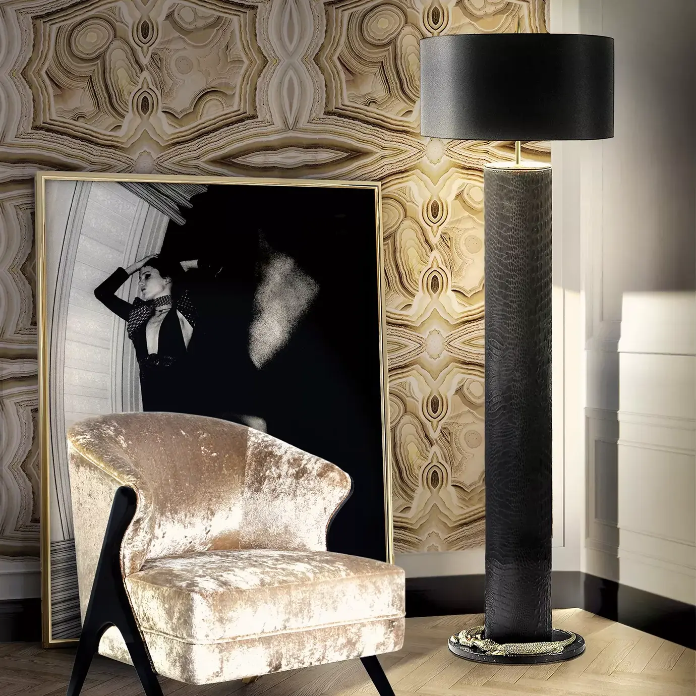 Lampadaire Reptilia