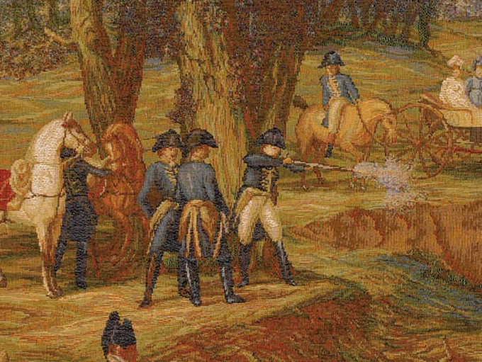 Tapisserie murale Chasse napoléonienne