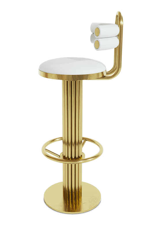 Tabouret de bar Keira Demilune