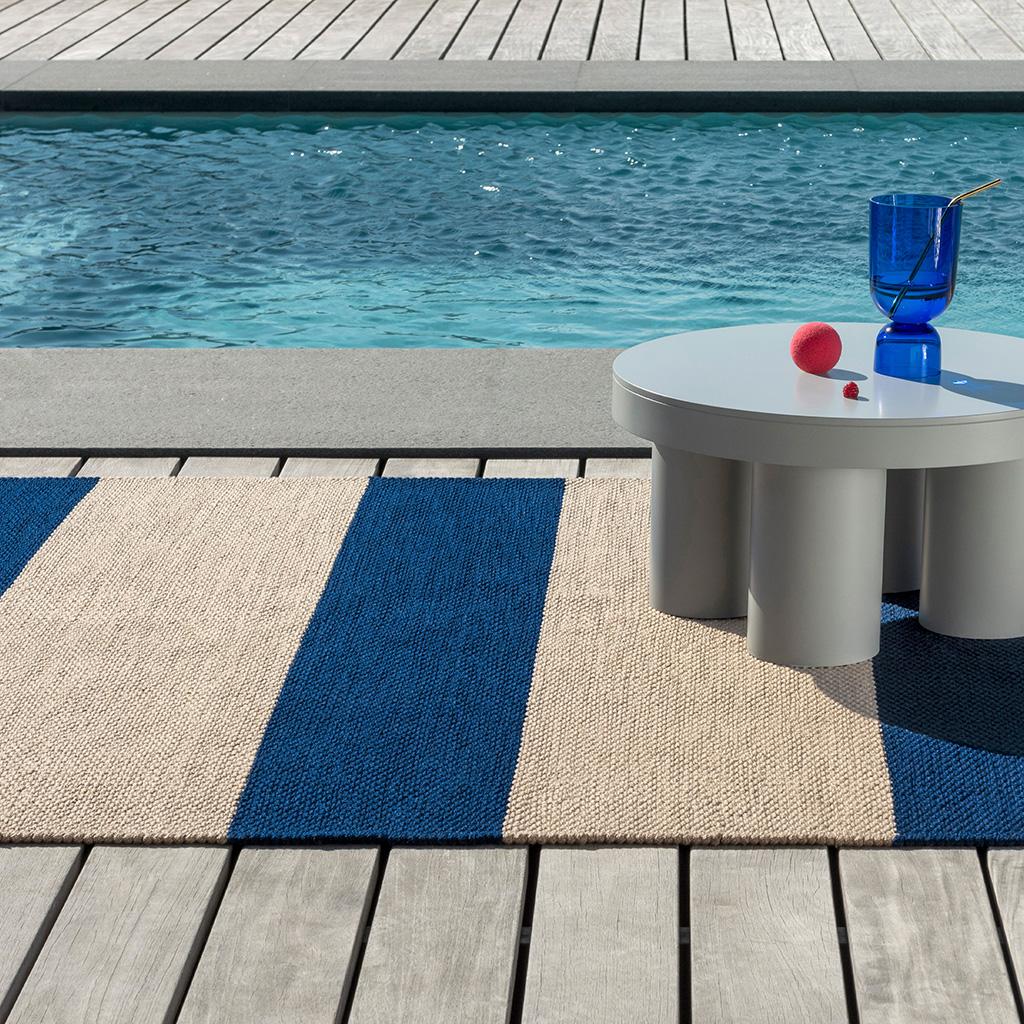 Tapis d’extérieur Deck bleu électrique | Taille: 160 × 230 cm