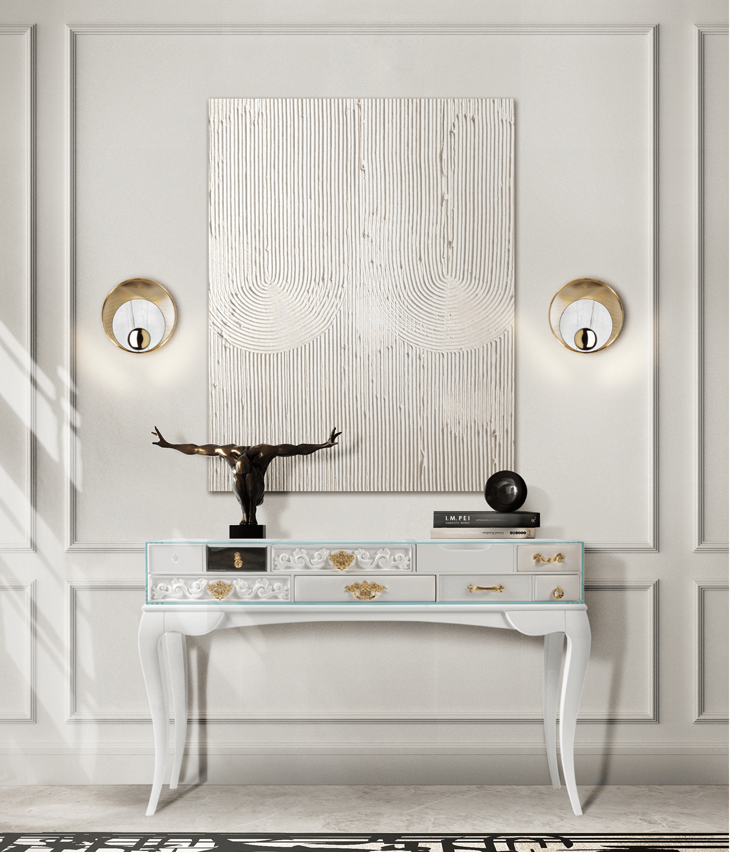 Console Windsor blanche