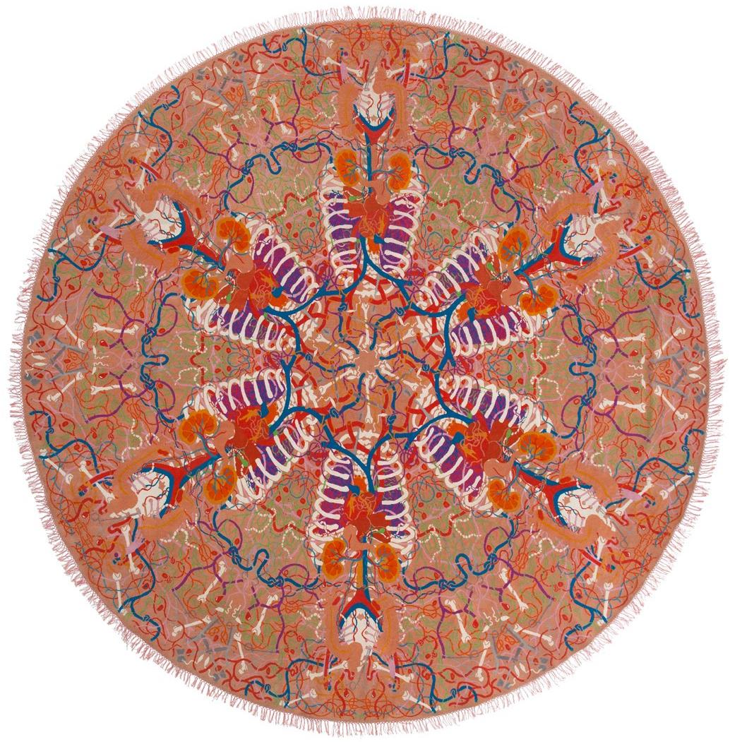 Tapis design Ravie Blanc